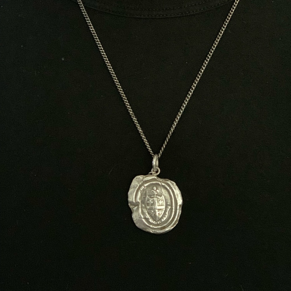 Pyrrha Fleur De Lis Sterling Silver Necklace